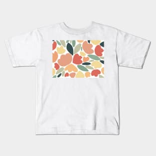 bright geometric floral pattern Kids T-Shirt